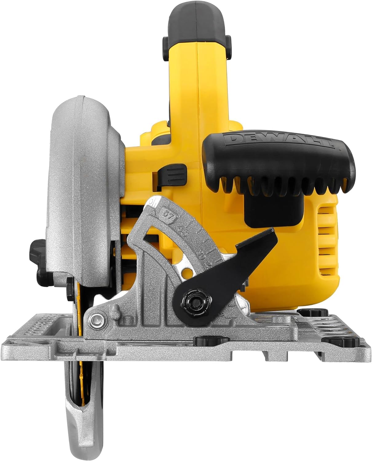 DEWALT DCS572NT-XJ - Sierra Circular sin escobillas XR 18V Ø184mm y 58mm sin cargador/batería, con maletín y base carril